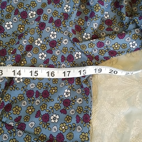 NWT Kaileigh Moira Floral Dress Sz XL Multicolored V Neck 3/4 Sleeve Ruffles - Picture 7 of 9